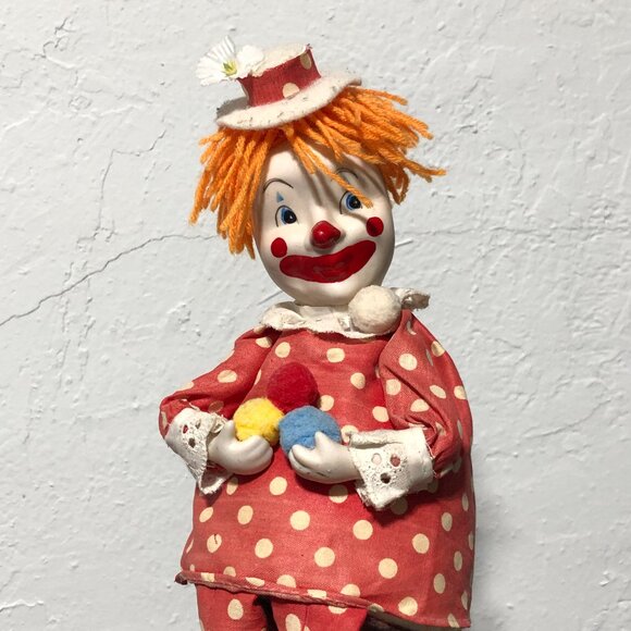 Vintage 1980’s George Good Wind Up Clown Musical - Picture 1 of 12